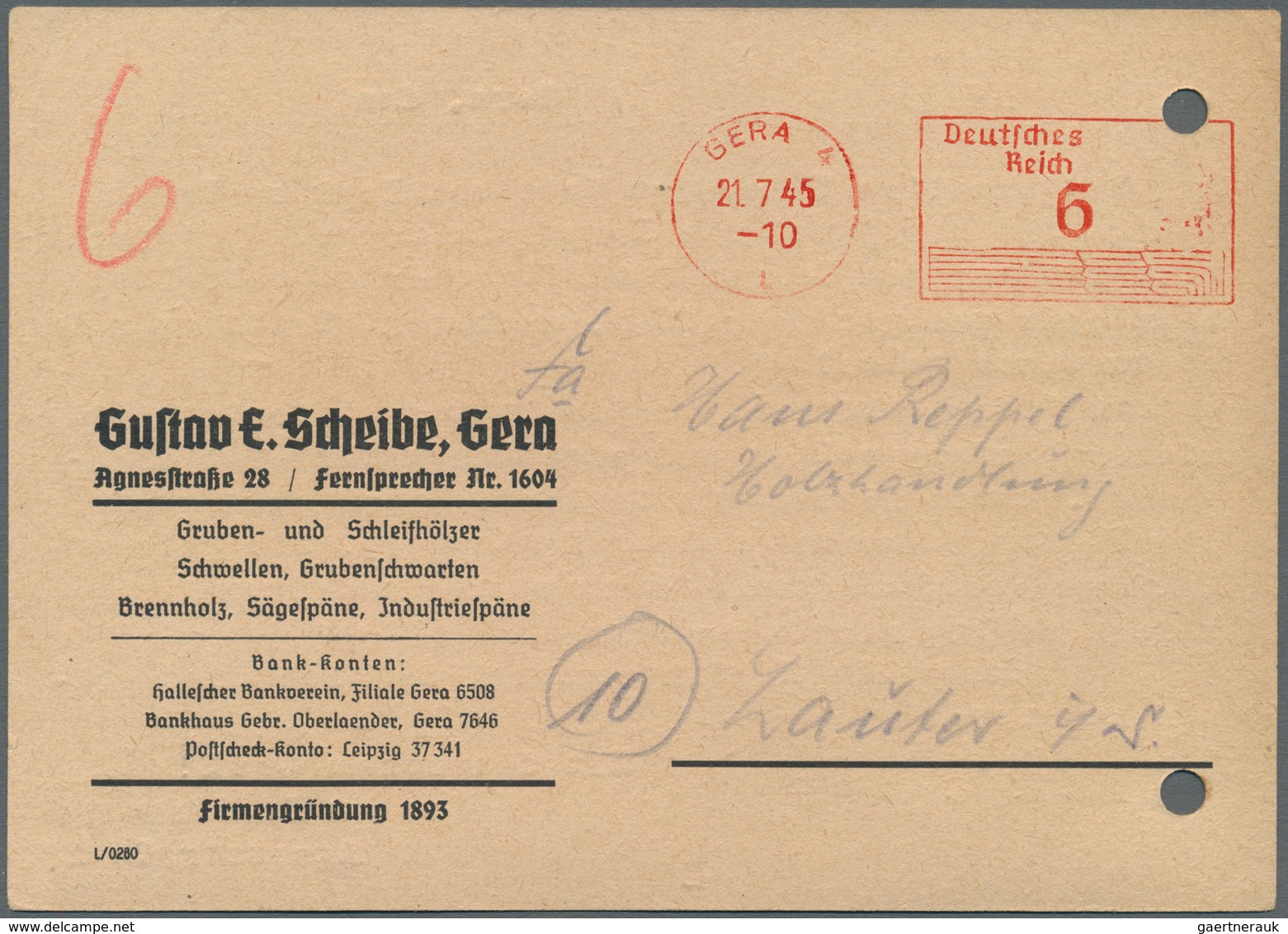 Sowjetische Zone: 1936/1951, Sammlung/Zusammenstellung Von über 60 Briefen/Karten/Dokumenten, Ab Etw - Sonstige & Ohne Zuordnung