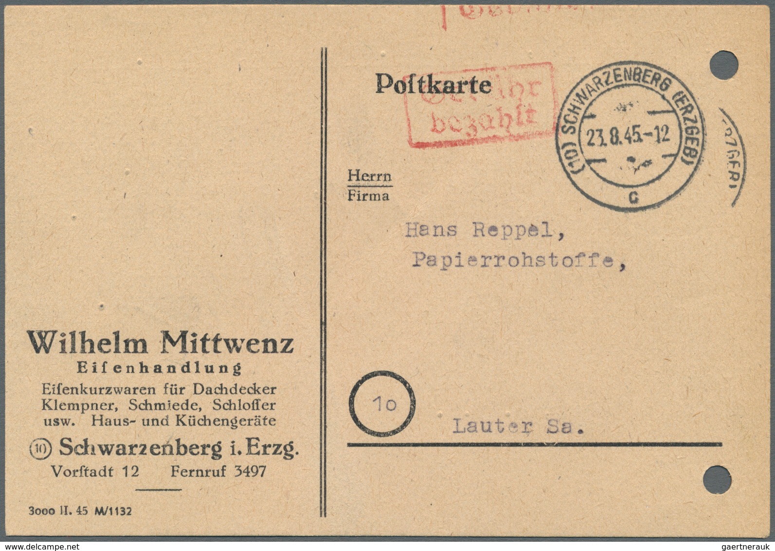 Sowjetische Zone: 1936/1951, Sammlung/Zusammenstellung Von über 60 Briefen/Karten/Dokumenten, Ab Etw - Sonstige & Ohne Zuordnung