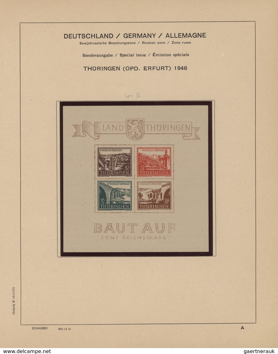 Sowjetische Zone: 1945/1949, In Den Hauptnummern Weit überkomplette Sammlung, Mehrfach/spezialisiert - Sonstige & Ohne Zuordnung