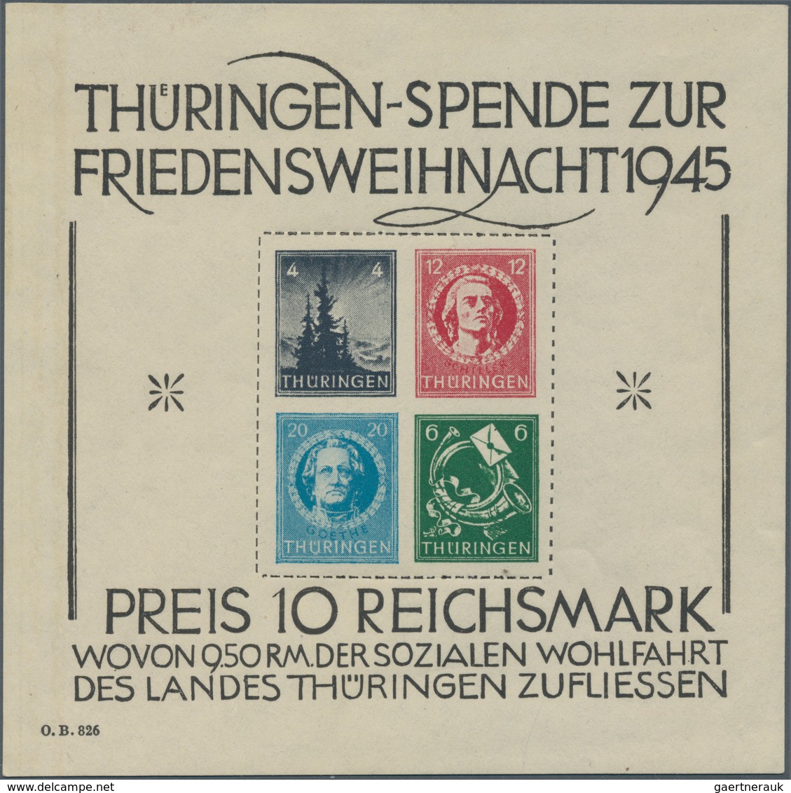 Sowjetische Zone: 1945/1949, Postfrische Sammlung Auf Safe-Blättern, Dabei MiNr. 1/7 B, MVP, Potscht - Sonstige & Ohne Zuordnung