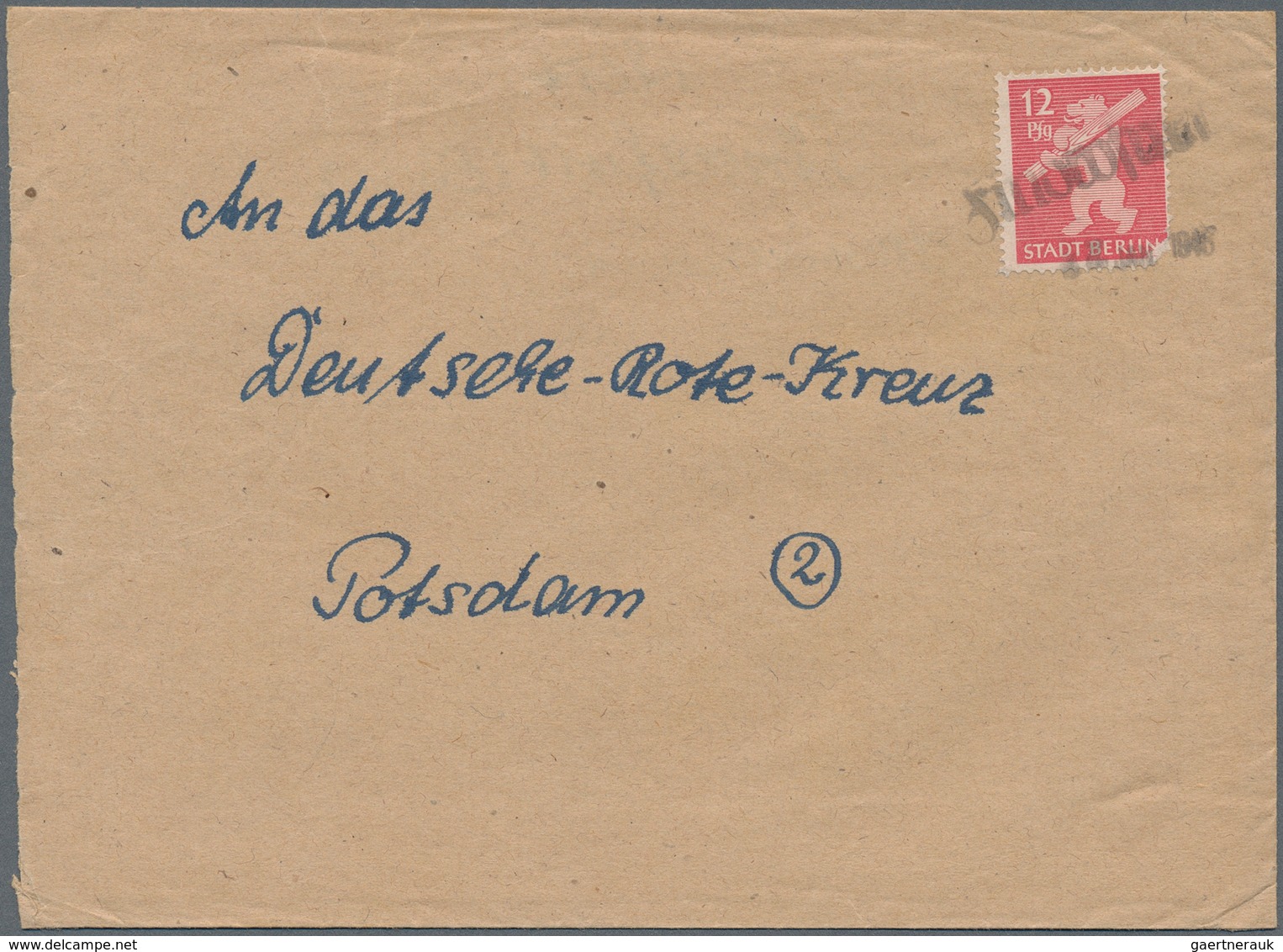 Sowjetische Zone: 1945/49 Kleiner Posten Von Ca. Mit Vielen Interessanten Briefen, Karten, Einschrei - Other & Unclassified