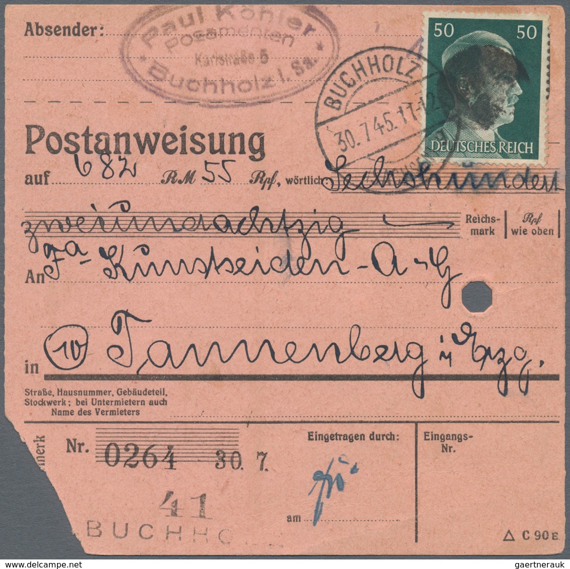 Sowjetische Zone - Sächsische Schwärzungen: 1945, Ca. 150 Briefe, Karten Und Ganzsachen Inkl. Einige - Sonstige & Ohne Zuordnung
