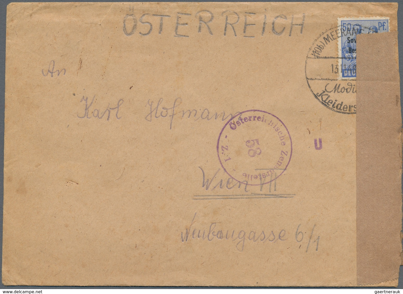 Sowjetische Zone - Allgemeine Ausgaben: 1948/1949, Partie Von Ca. 145 Briefen Und Karten Mit Meist F - Other & Unclassified