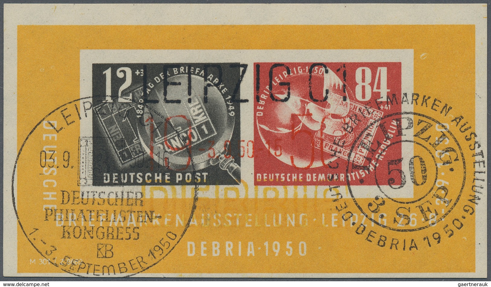 DDR: 1949/1953 (ca.), Bestand Im Lindner-Binder Mit Etlichen Besseren Marken Und Kompl. Sätzen U.a. - Collections