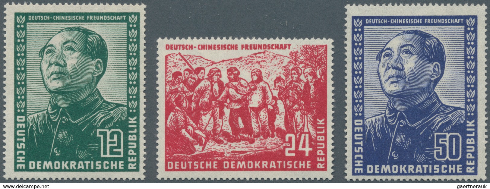 DDR: 1949/1954, Interessanter Dublettenbestand Auf Steckseiten Zusammengetragen, Mit Akademie, Köpfe - Collections