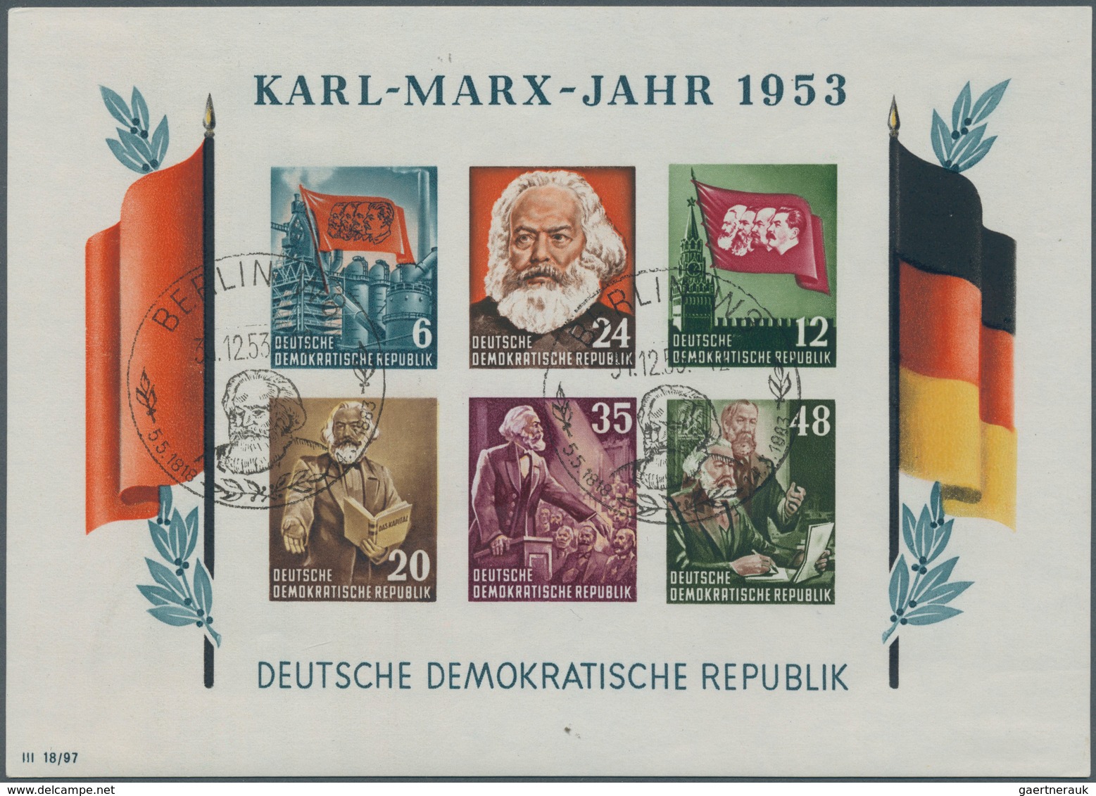 DDR: 1949/1970 (ca.), Partie Auf Auswahlseiten Mit Etlichen Guten Ausgaben Der Anfangsjahre, Dabei M - Collections