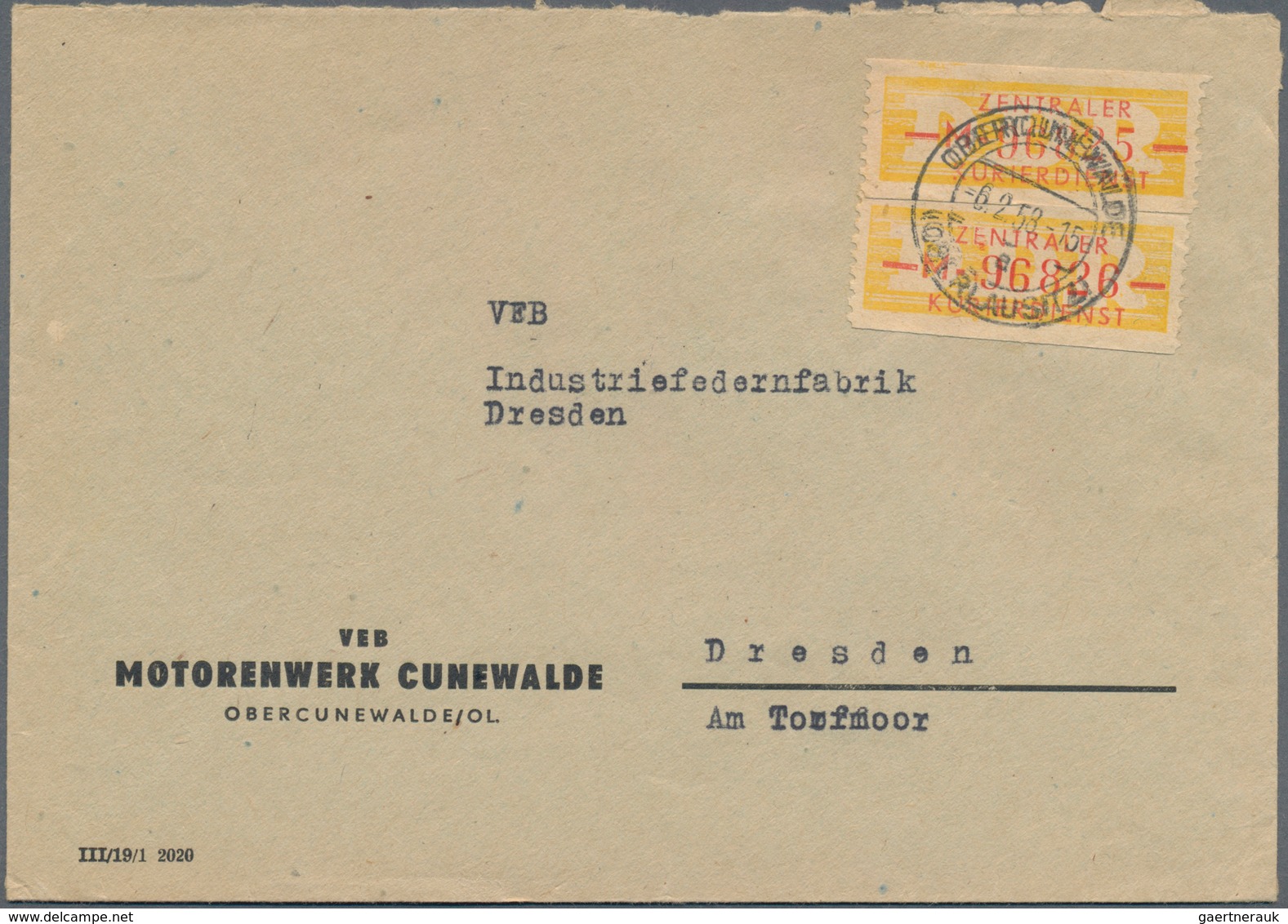 DDR: 1949/1980, Kleines Lot Von 32 Briefen, Dabei Einige Interessante ZKD-Belege Sowie Weiterhin 4 B - Collections