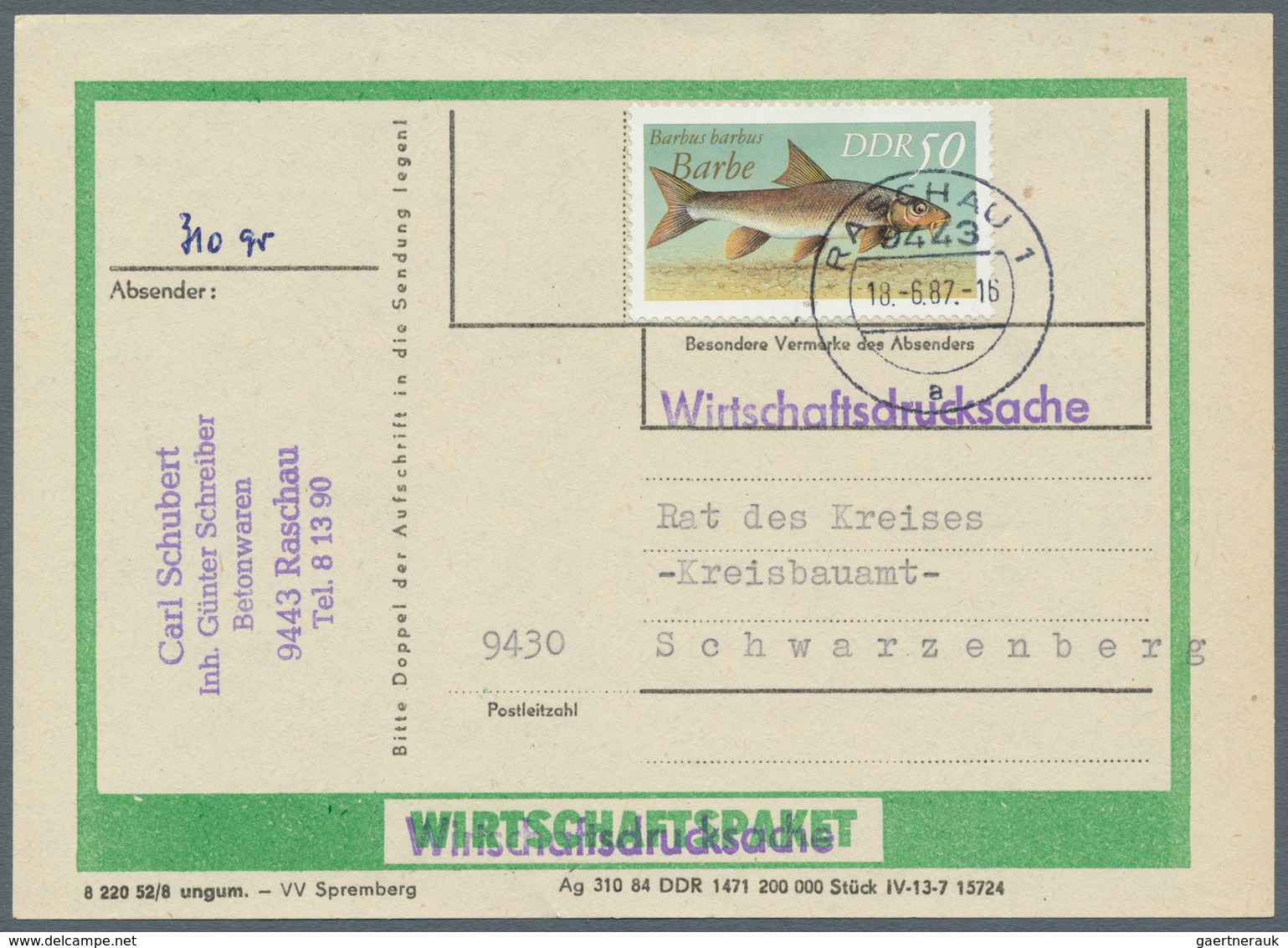 DDR: 1949/1990, Reichhaltiger Und Vielseitiger Bestand Von Ca. 1.020 Briefen Und Karten, Alle Echt G - Colecciones