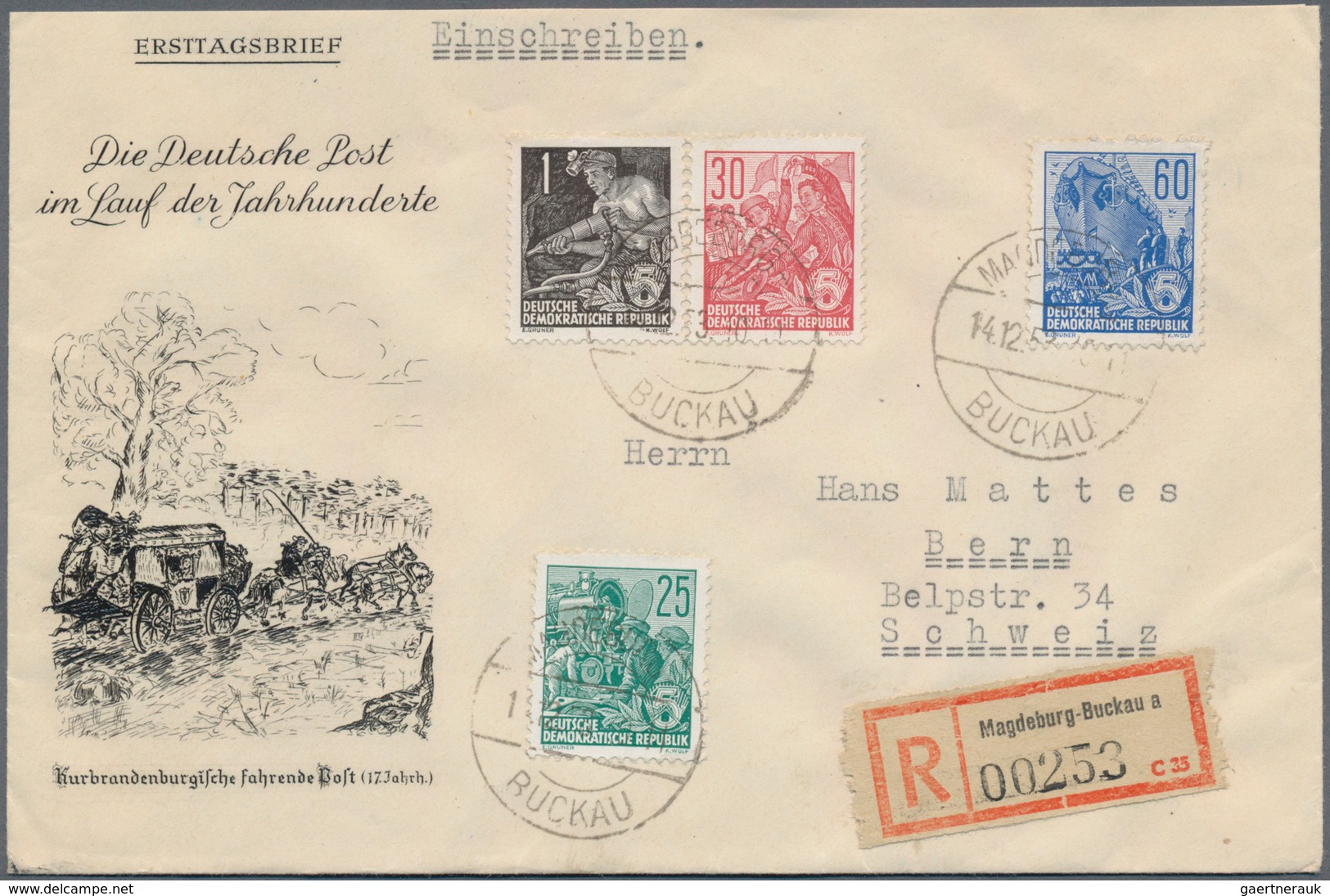 DDR: 1949/1990, Umfangreicher Bestand Von Geschätzt Ca. 1.200+ Briefen, Karten Und Ganzsachen, Dabei - Collections