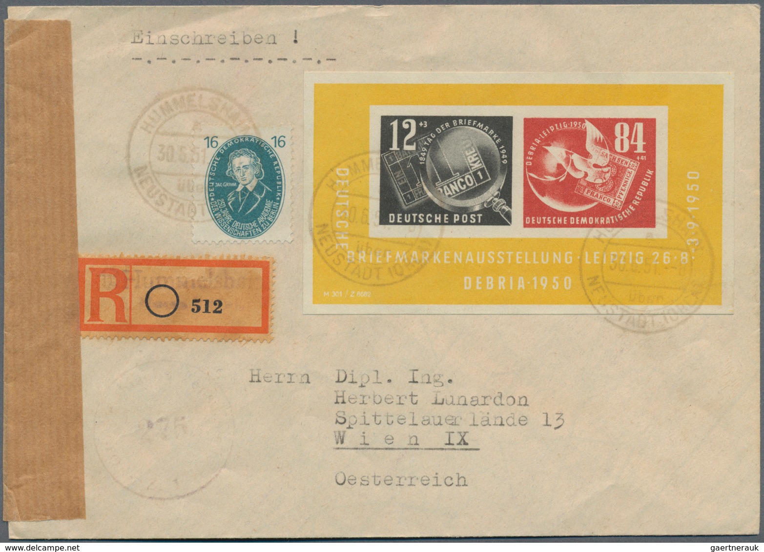 DDR: 1949/1990, Umfangreicher Bestand Von Geschätzt Ca. 1.200+ Briefen, Karten Und Ganzsachen, Dabei - Collections