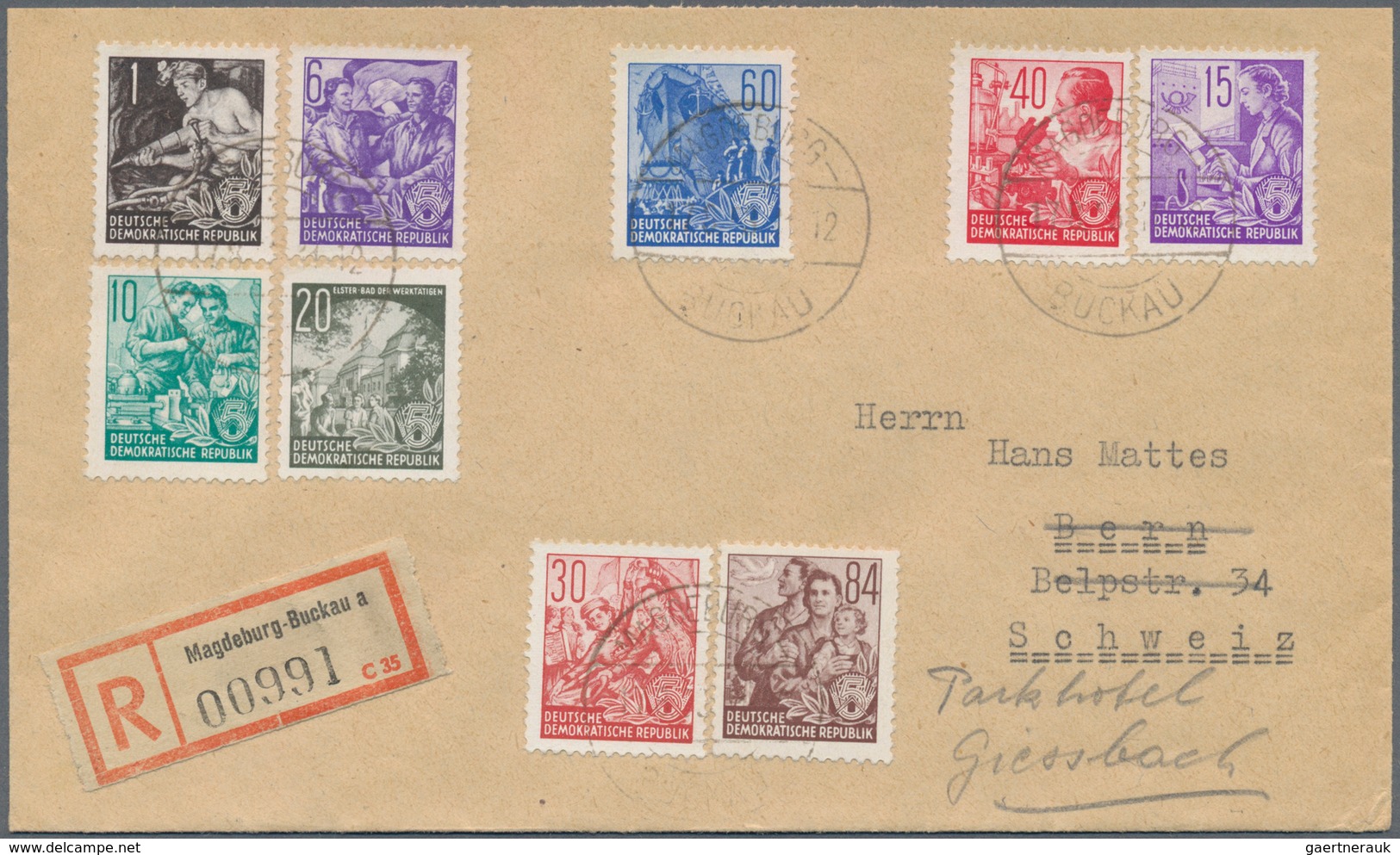 DDR: 1949/1990, umfangreicher Bestand von geschätzt ca. 1.200+ Briefen, Karten und Ganzsachen, dabei