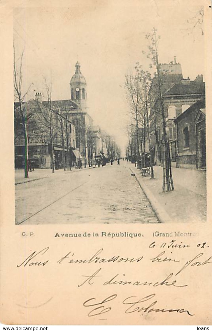 GRAND MONTROUGE - Avenue De La République - Montrouge