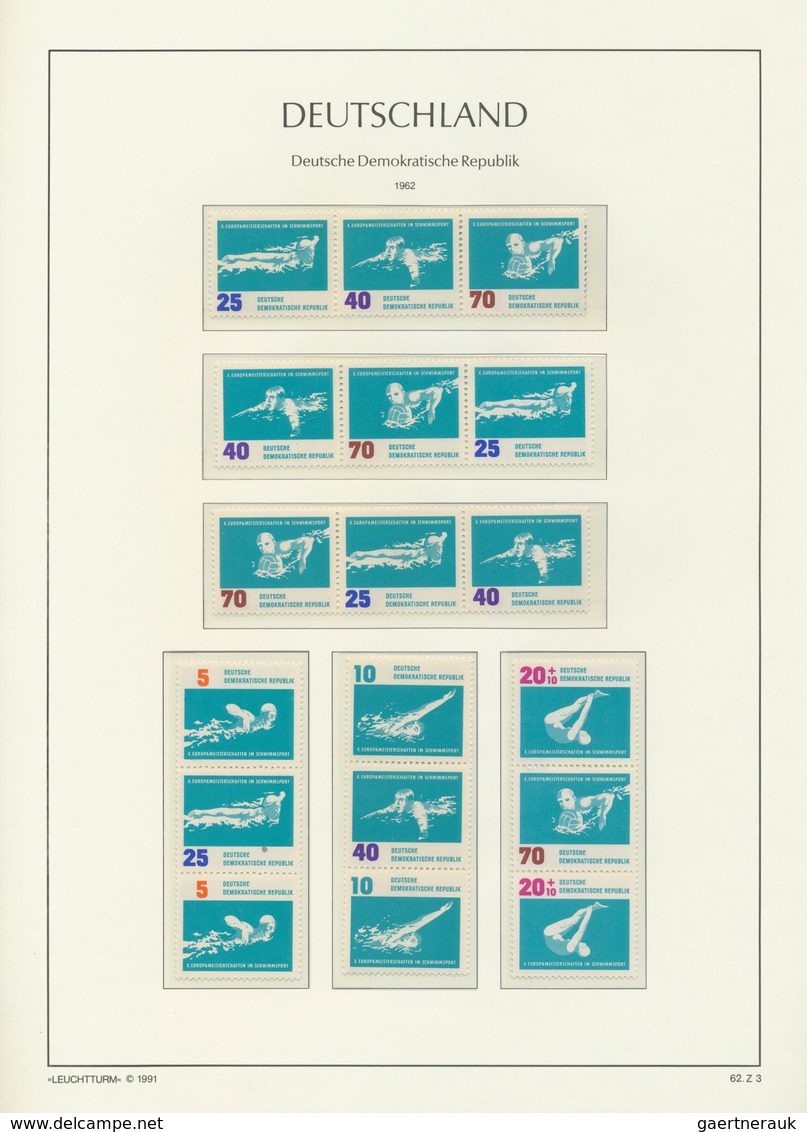 DDR - Zusammendrucke: 1955/1990, Augensscheinlich Komplette Postfrische Qualitäts-Sammlung Der Zusam - Zusammendrucke