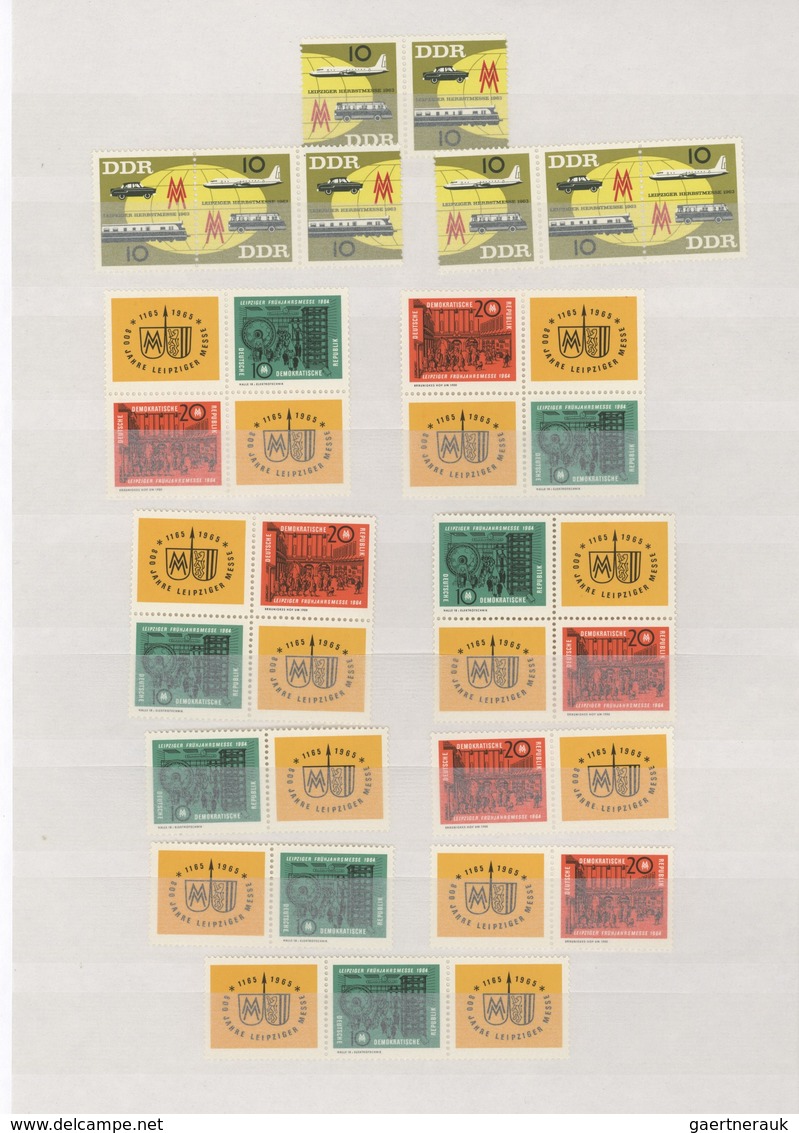 DDR - Zusammendrucke: 1962/1966, Postfrische Qualitäts-Sammlung Der Zusammendruck-Kombinationen Mit - Se-Tenant