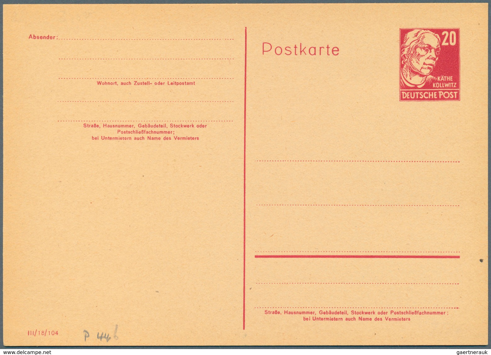 DDR - Ganzsachen: 1948/1970. Sammlung Von 35 Postkarten, Gebraucht Oder Ungebraucht. Dabei Auch Bess - Other & Unclassified
