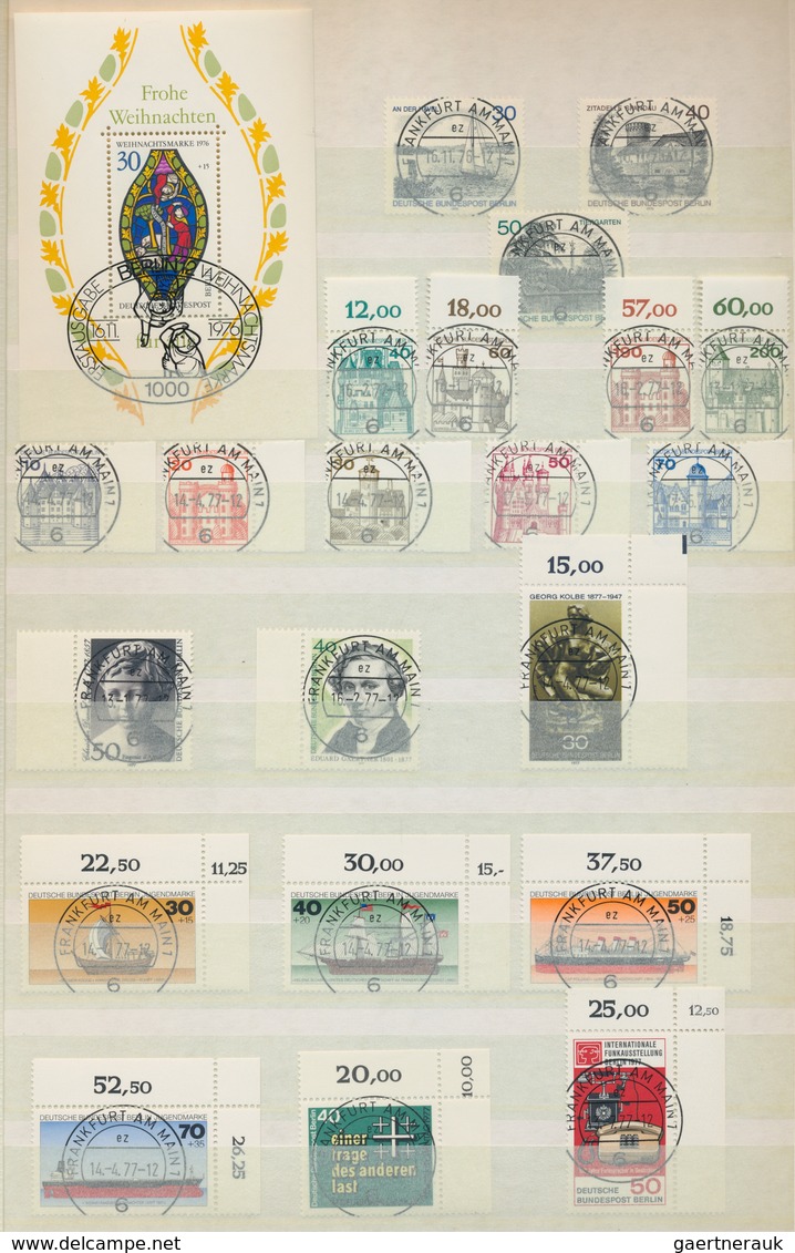 Bundesrepublik Und Berlin: 1948/2001, Reichhaltiger, Meist Postfrischer Und Teils Auch Gestempelter - Sammlungen