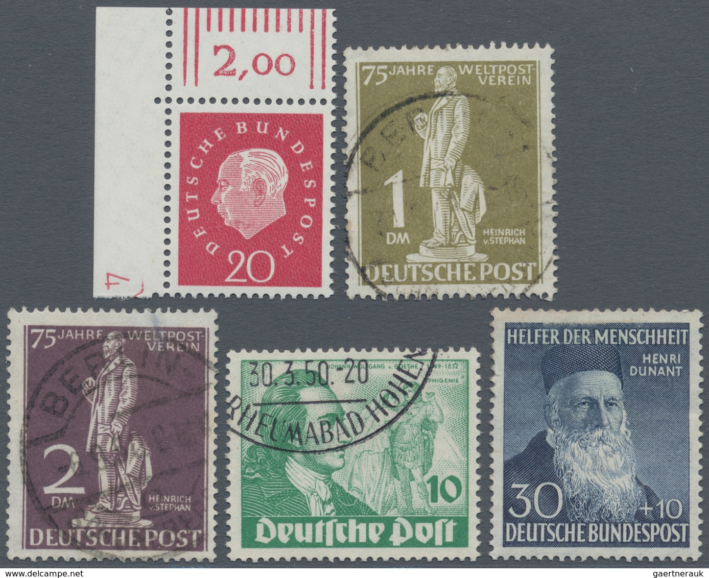 Bundesrepublik Und Berlin: 1949/1990, Umfangreicher Posten In 7 Alben Und In Kobra Kassetten. Dabei, - Collections