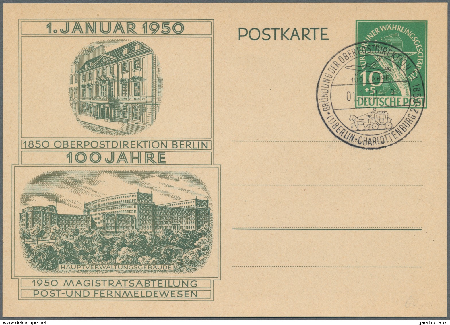 Berlin: 1820/1990 (ca.), Partie von ca. 790 Belegen, dabei auch Ganzsachen, Ansichtskarten, nette Fr