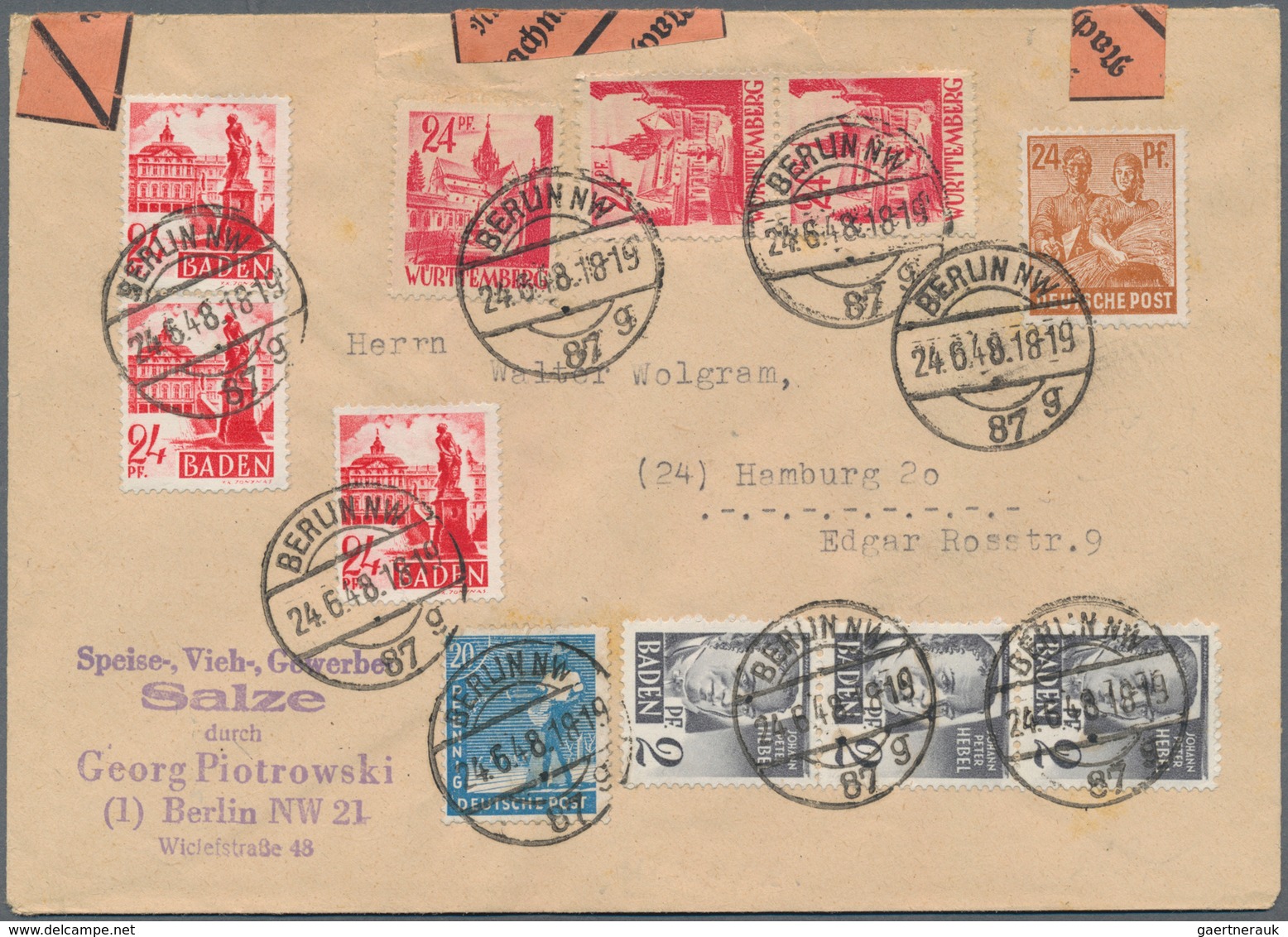 Berlin: 1947/1982, Umfassende, Sehr Inhaltsreich Und Hochwertig Besetzte Sammlung Von Ca. 350 Briefe - Unused Stamps