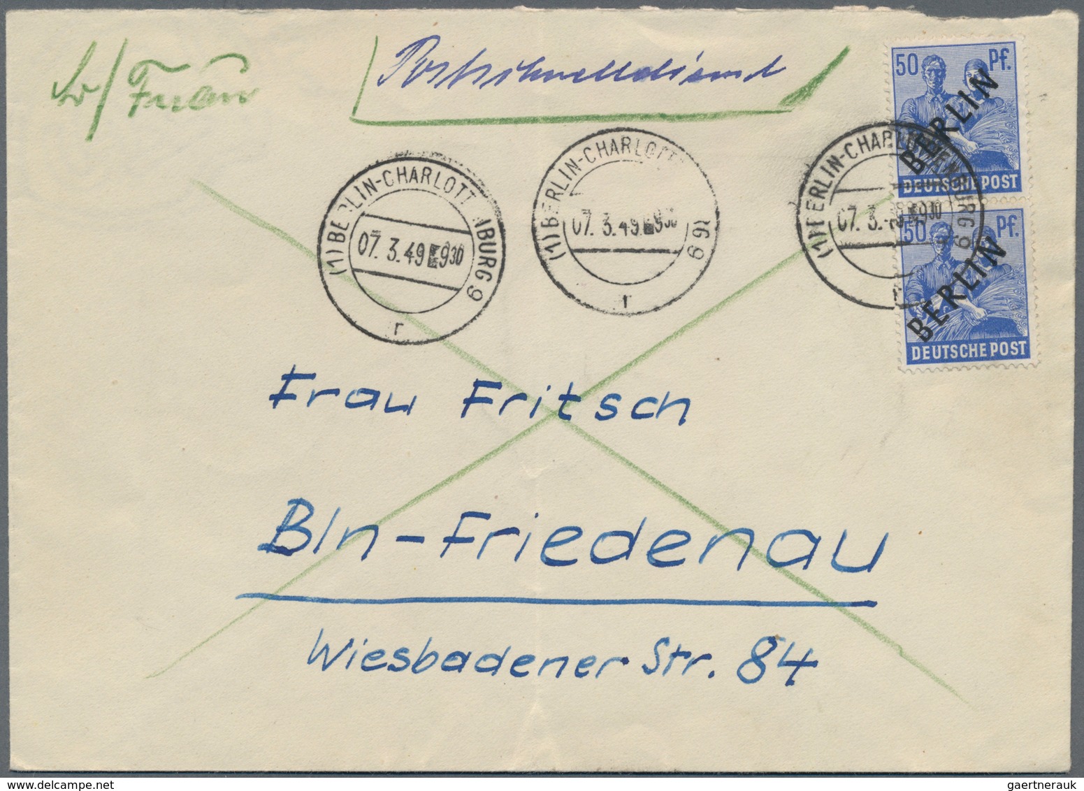 Berlin: 1947/1982, Umfassende, Sehr Inhaltsreich Und Hochwertig Besetzte Sammlung Von Ca. 350 Briefe - Unused Stamps