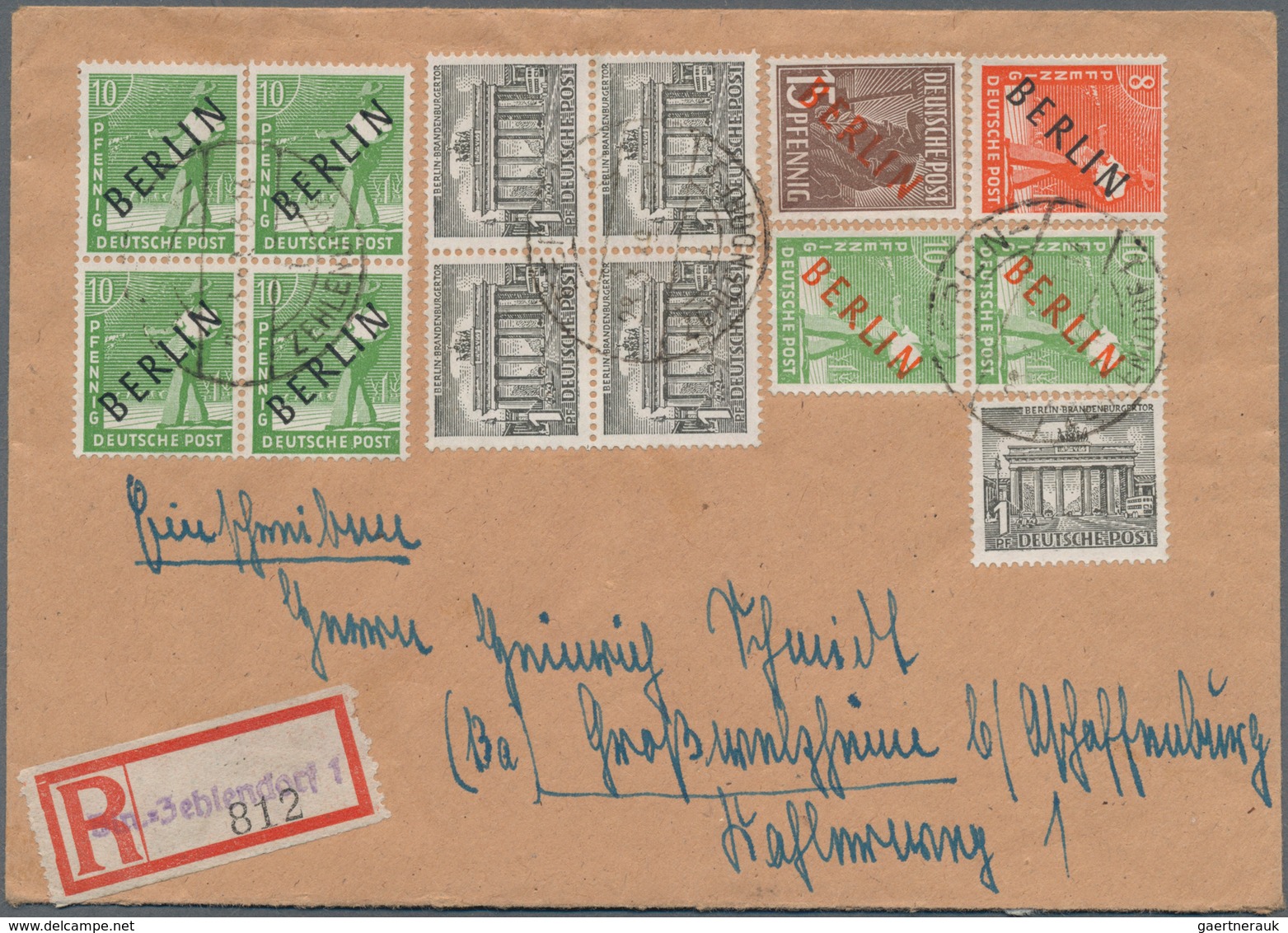 Berlin: 1947/1982, umfassende, sehr inhaltsreich und hochwertig besetzte Sammlung von ca. 350 Briefe