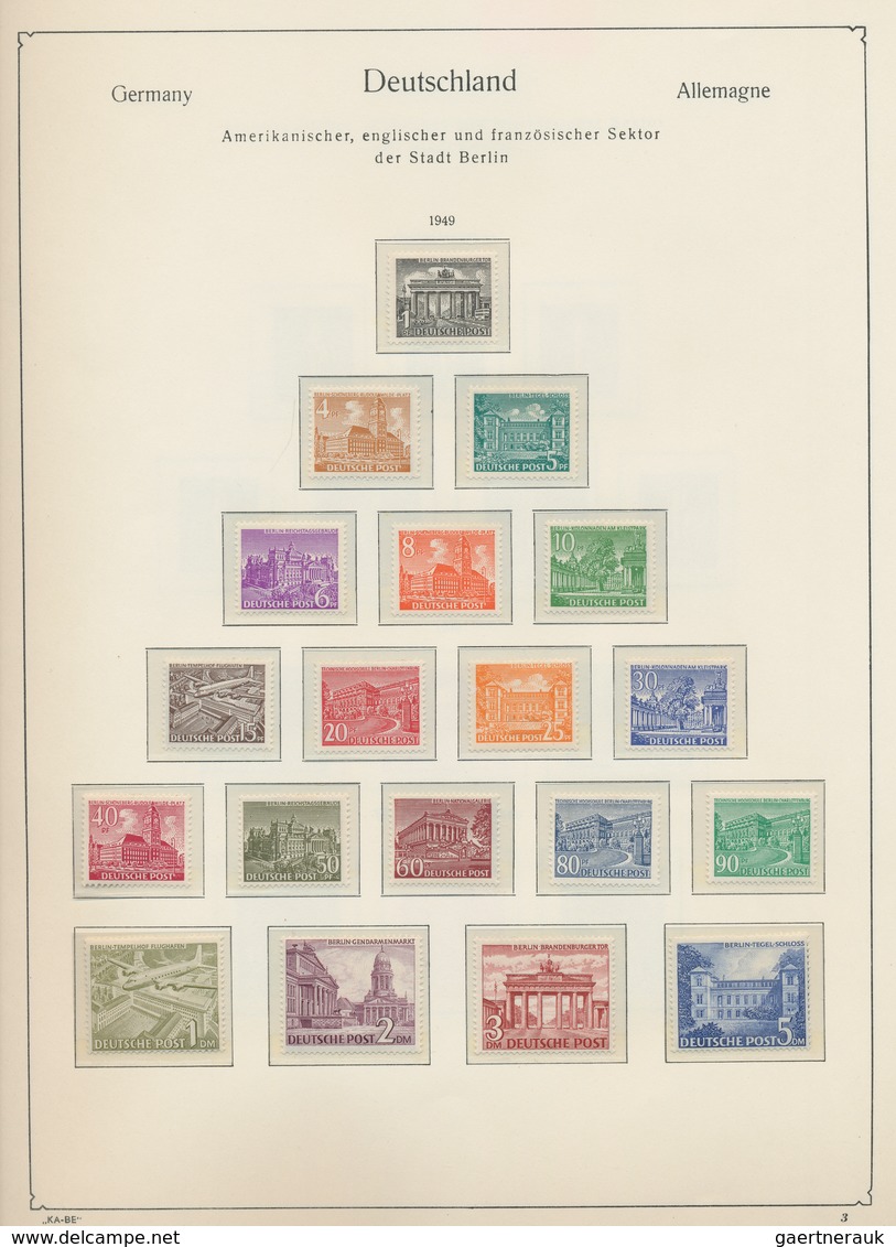 Berlin: 1948/1990, In Den Hauptnummern Augenscheinlich Komplette, Meist Postfrisch Geführte Sammlung - Unused Stamps