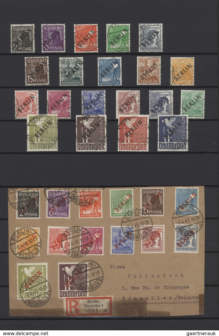 Berlin: 1948/1990, In Den Hauptnummern Augenscheinlich Vollständige, Sauber Rundgestempelte Sammlung - Unused Stamps