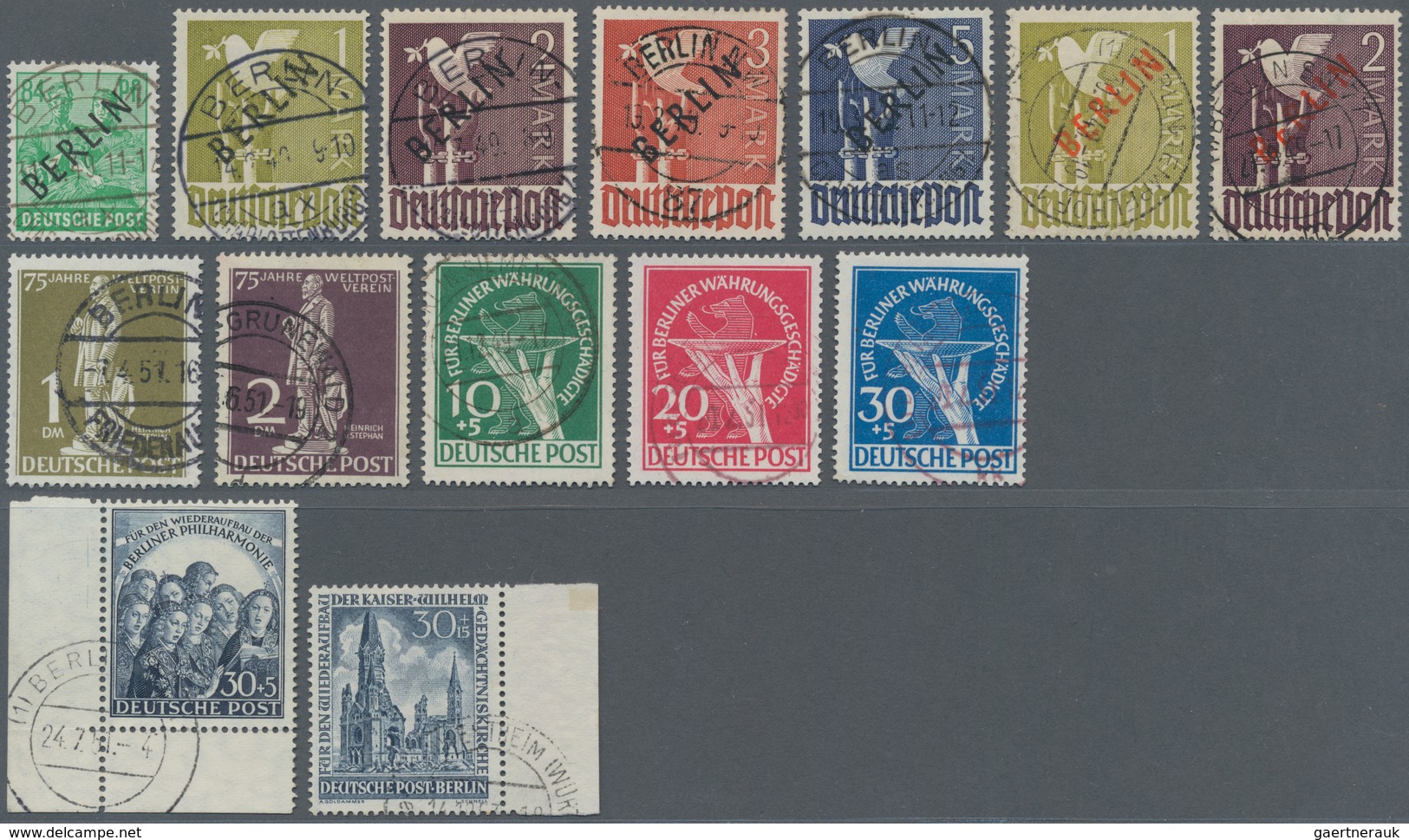 Berlin: 1948-1990, überkomplette, Gestempelte Ausnahme-Qualitätssammlung, Einige Marken Mehrfach Mit - Unused Stamps