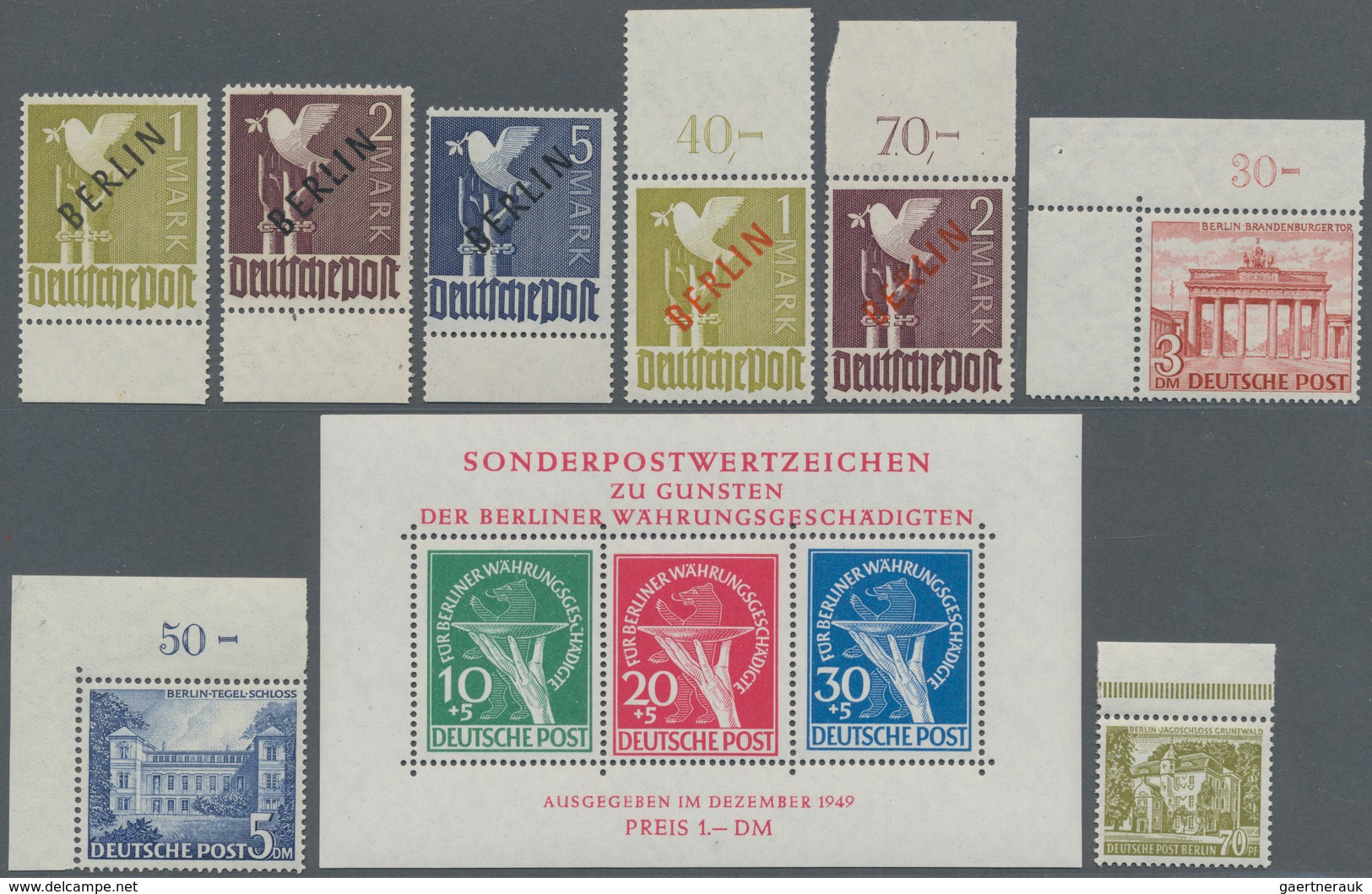 Berlin: 1948-1990, überkomplette, Postfrische Ausnahme-Qualitätssammlung Mit Vielen Besonderheiten, - Ungebraucht