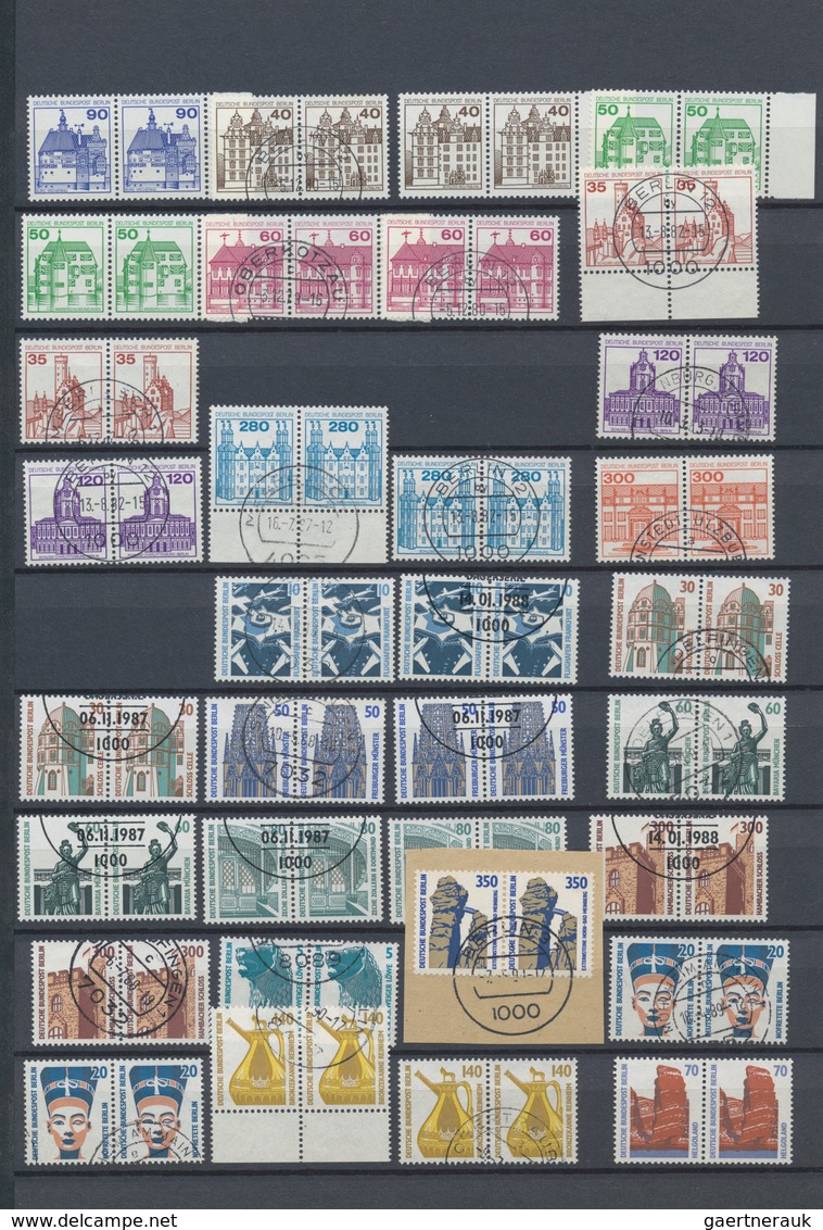 Berlin: 1949/1990, Dauerserien Spezial, Postfrische Und Gestempelte Sammlungspartie Von über 800 Mar - Unused Stamps