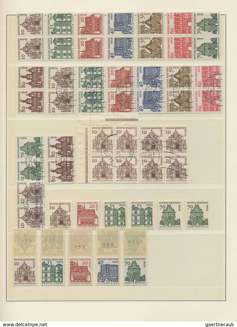 Berlin: 1950/1990, reichhaltiger und vielseitiger Spezial-Sammlungsbestand mit meist Dauerserien in