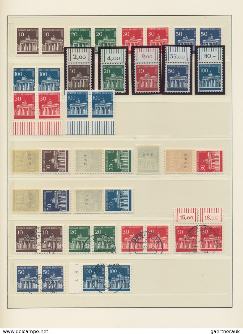 Berlin: 1950/1990, reichhaltiger und vielseitiger Spezial-Sammlungsbestand mit meist Dauerserien in