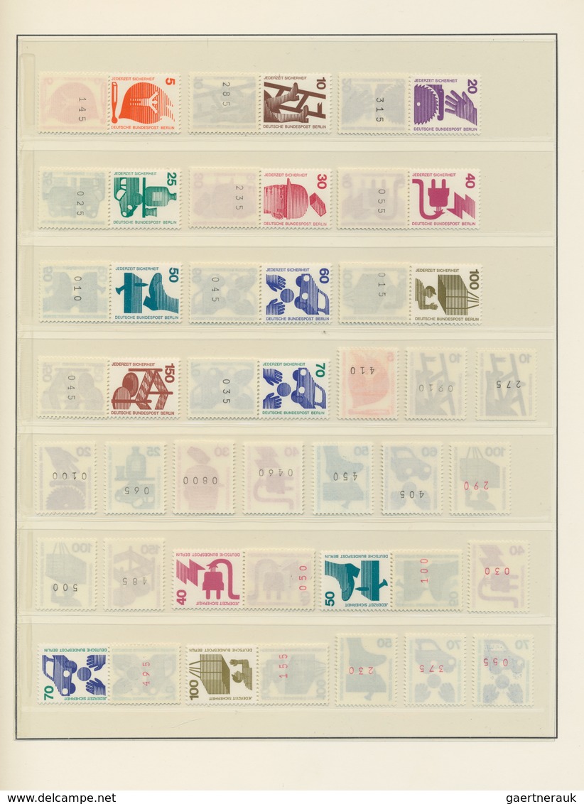 Berlin: 1950/1990, reichhaltiger und vielseitiger Spezial-Sammlungsbestand mit meist Dauerserien in