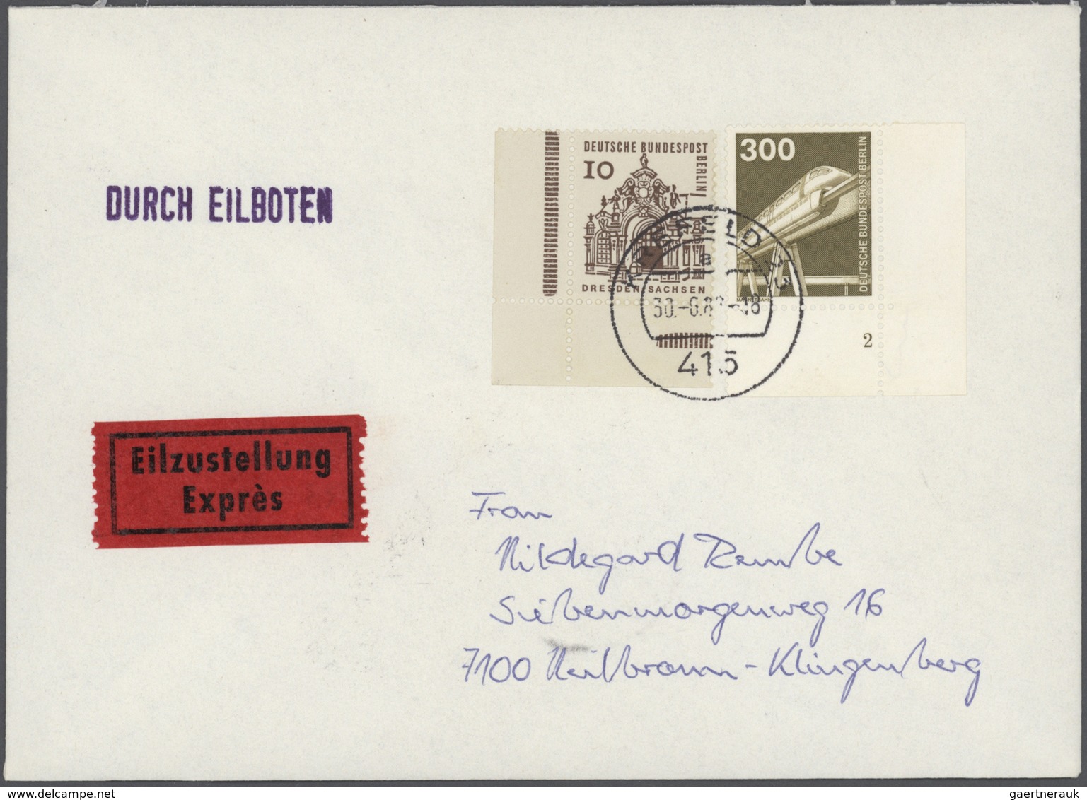 Berlin: 1958/1990, Vielseitiger Sammlungsbestand Von über 740 Briefen Und Karten, Dabei Eine Vielzah - Ungebraucht