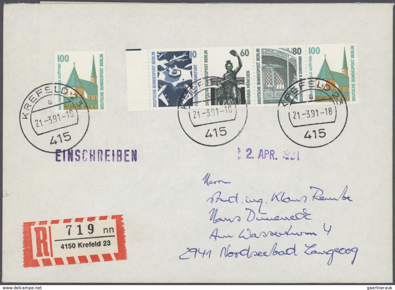 Berlin: 1958/1990, Vielseitiger Sammlungsbestand Von über 740 Briefen Und Karten, Dabei Eine Vielzah - Unused Stamps