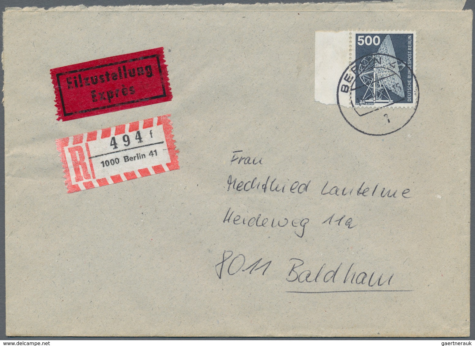 Berlin: 1980/1991 (ca.), Vielseitiger Bestand Von über 250 Briefen Und Karten Aus Firmen-Korresponde - Unused Stamps