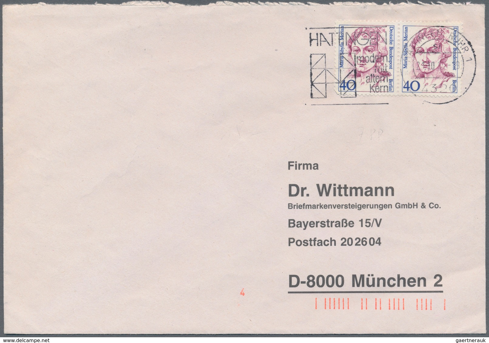 Berlin: 1980/1991 (ca.), Vielseitiger Bestand Von über 250 Briefen Und Karten Aus Firmen-Korresponde - Ungebraucht