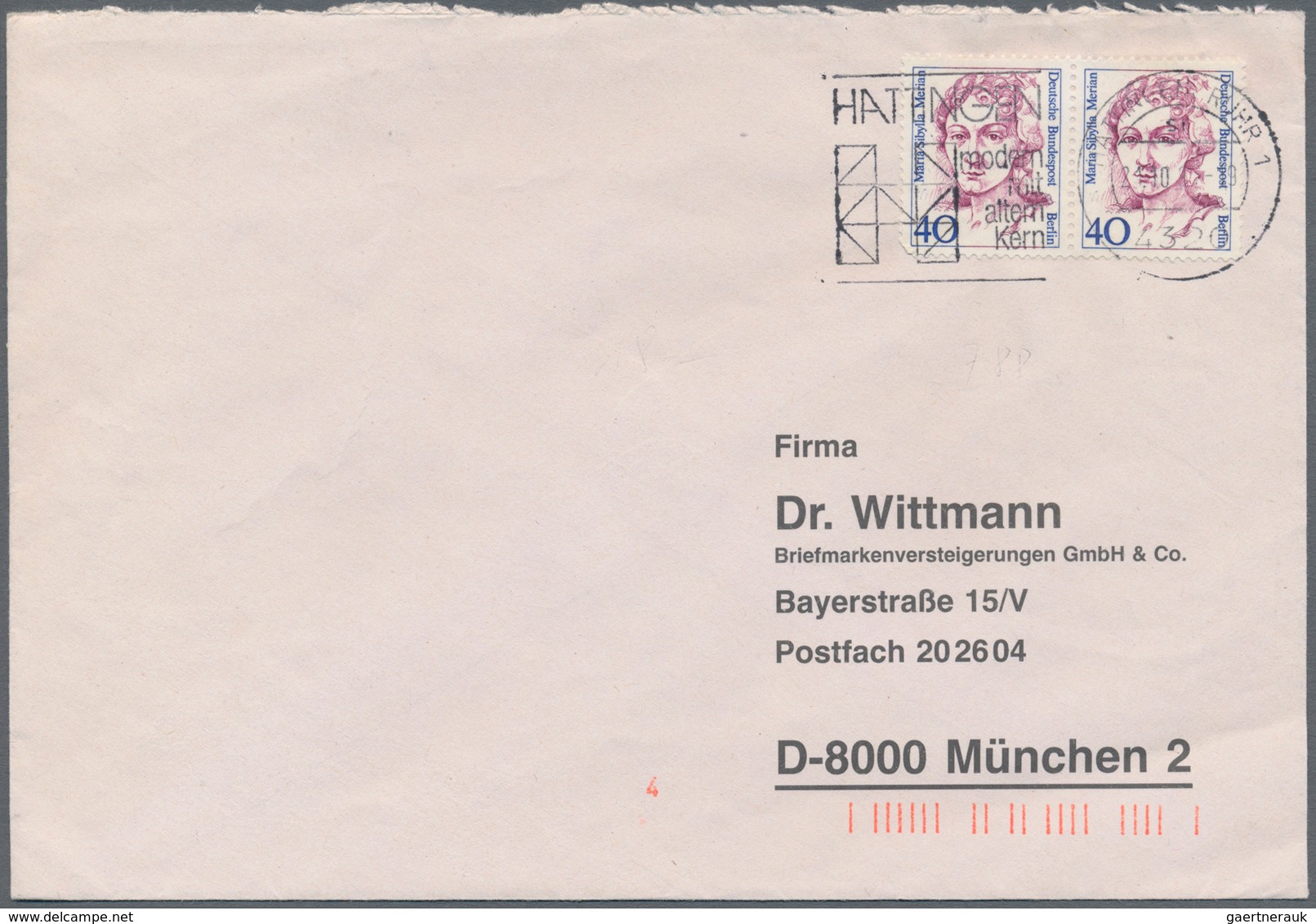 Berlin: 1980/1991 (ca.), Vielseitiger Bestand Von über 250 Briefen Und Karten Aus Firmen-Korresponde - Unused Stamps