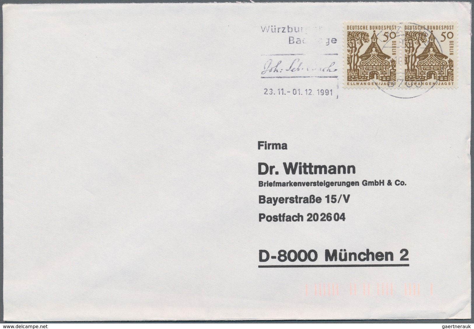 Berlin: 1980/1991 (ca.), Vielseitiger Bestand Von über 250 Briefen Und Karten Aus Firmen-Korresponde - Unused Stamps