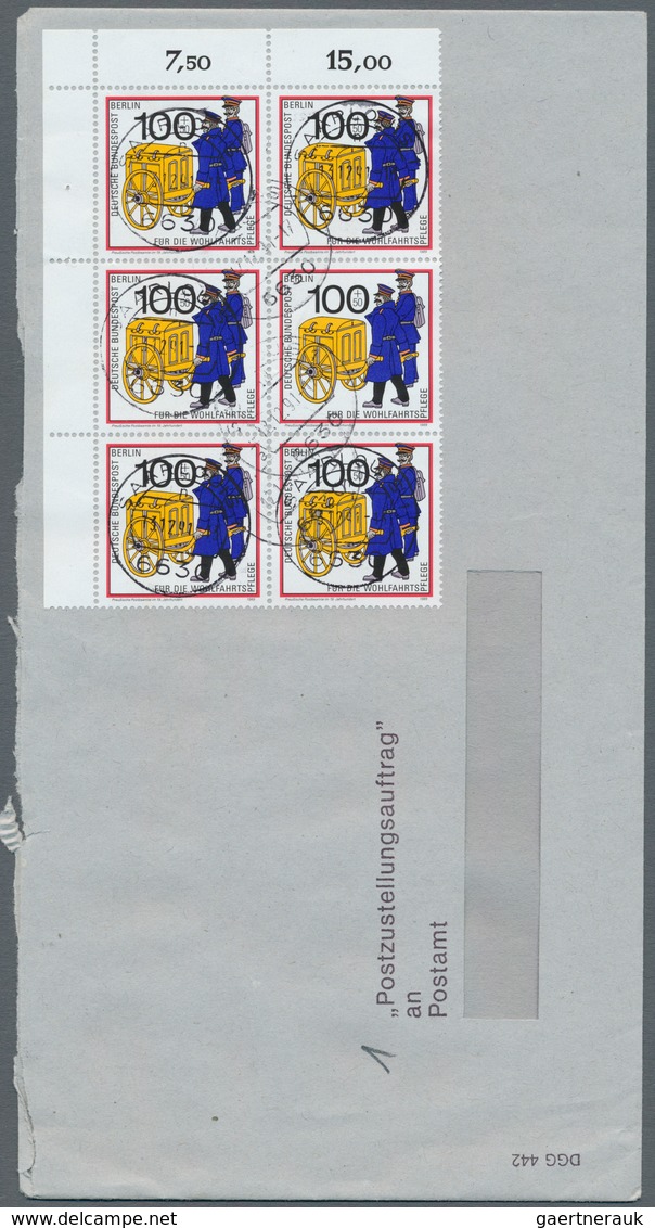 Berlin: 1988/1992, Partie Von Ca. 127 Bedarfsbriefen, Meist Gerichtsvollzieher-Zustellungsaufträge, - Unused Stamps