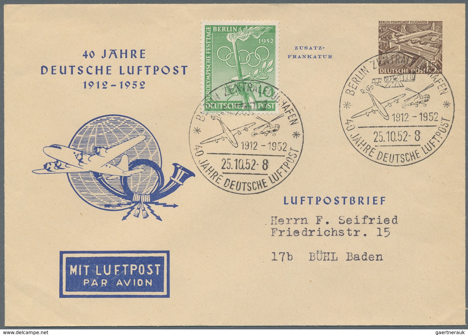 Berlin - Ganzsachen: 1949/89 Sammlung Ca. 341 Privatganzsachen, überwiegend Privatumschläge, Ungebra - Sonstige & Ohne Zuordnung