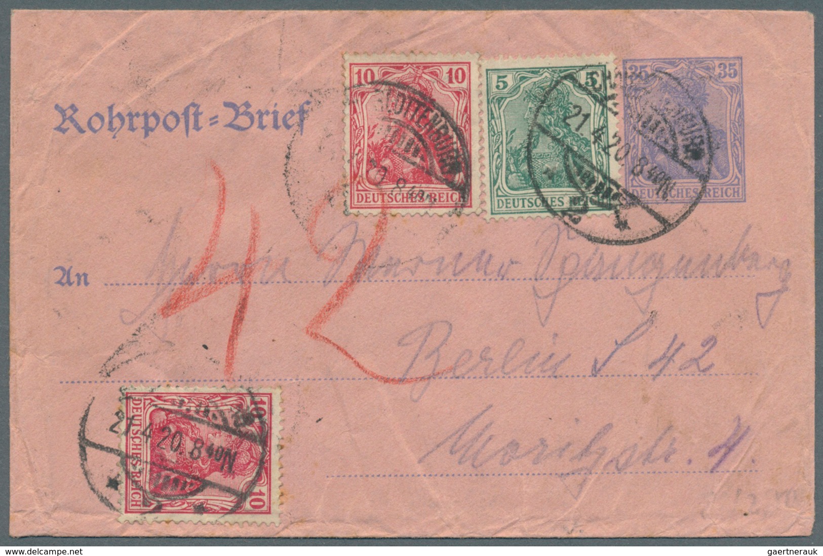 Berlin - Postschnelldienst: 1877/1963, Ausstellungsmäßig Aufgezogene, Spezialisierte Sammlung Der Ro - Covers & Documents