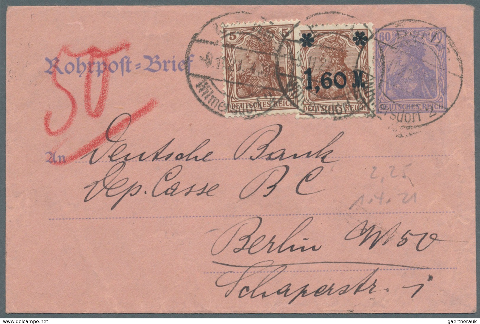 Berlin - Postschnelldienst: 1877/1963, ausstellungsmäßig aufgezogene, spezialisierte Sammlung der Ro