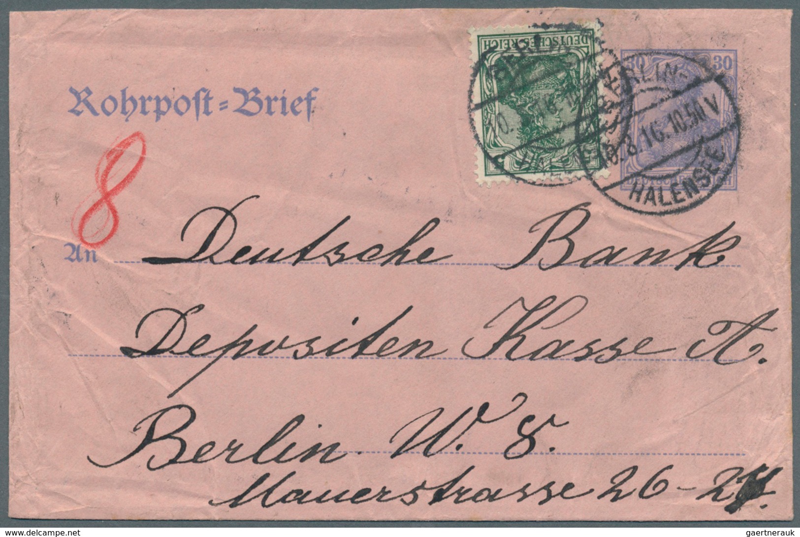 Berlin - Postschnelldienst: 1877/1963, ausstellungsmäßig aufgezogene, spezialisierte Sammlung der Ro