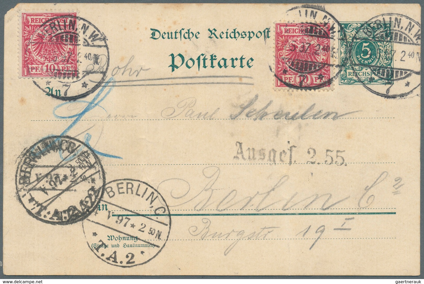 Berlin - Postschnelldienst: 1877/1963, ausstellungsmäßig aufgezogene, spezialisierte Sammlung der Ro