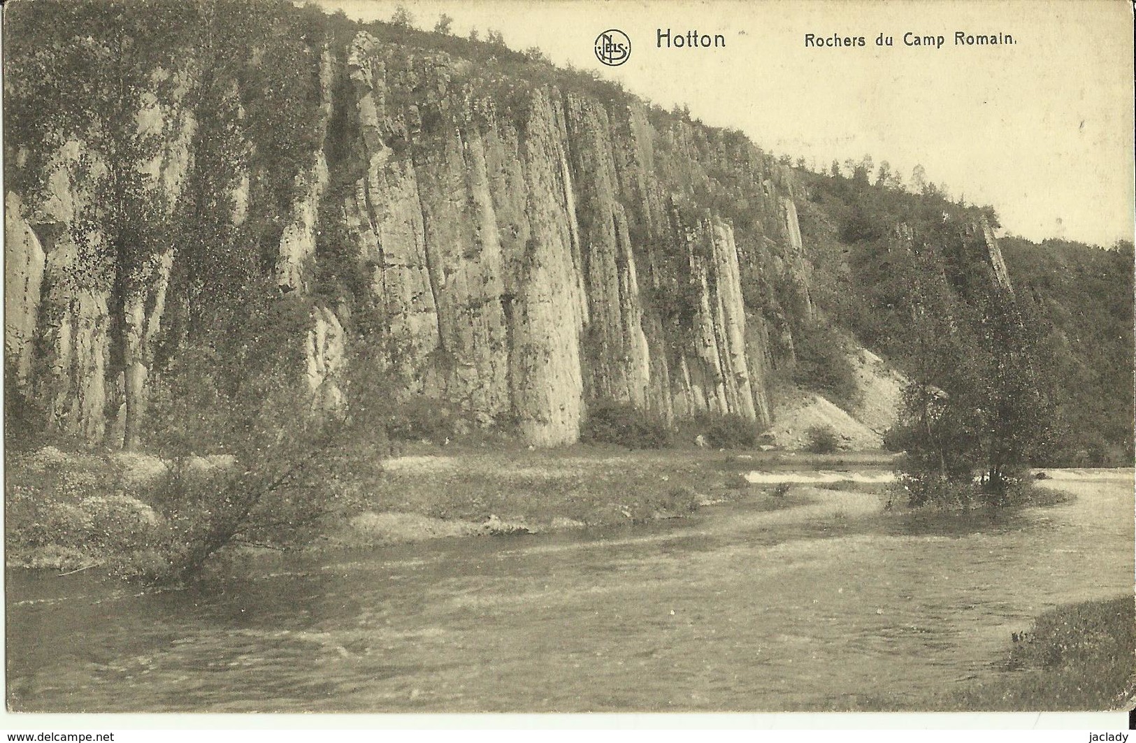 Hotton -- Rochers Du Camp Romain.      (2 Scans) - Hotton