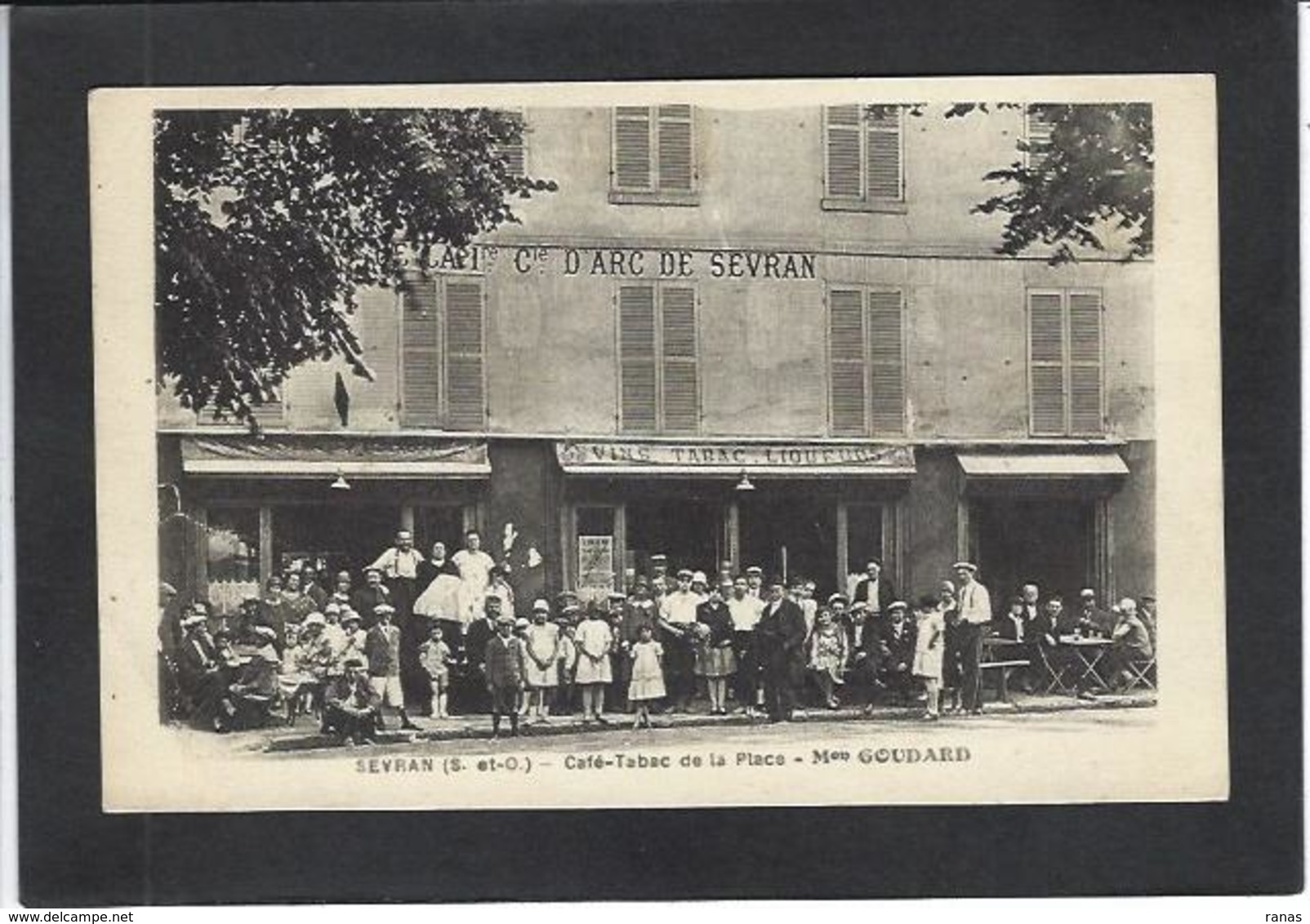 CPA Seine Saint Denis 93 SEVRAN Commerce Shop Front Café Tabac Non Circulé - Sevran