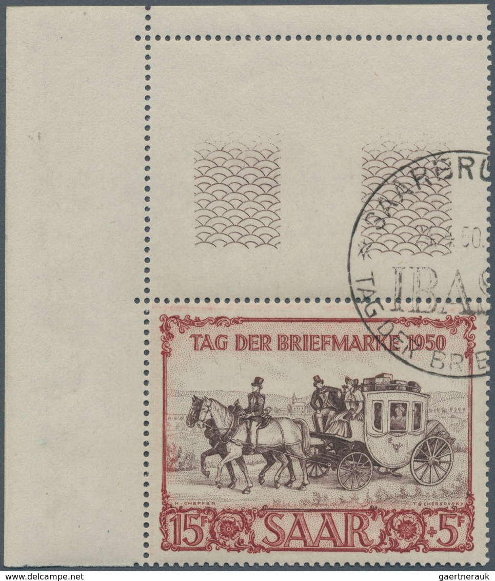 Saarland (1947/56): 1947/1959, Parallel In Beiden Erhaltungen Geführte Sammlung Im Ringalbum, Augens - Gebraucht