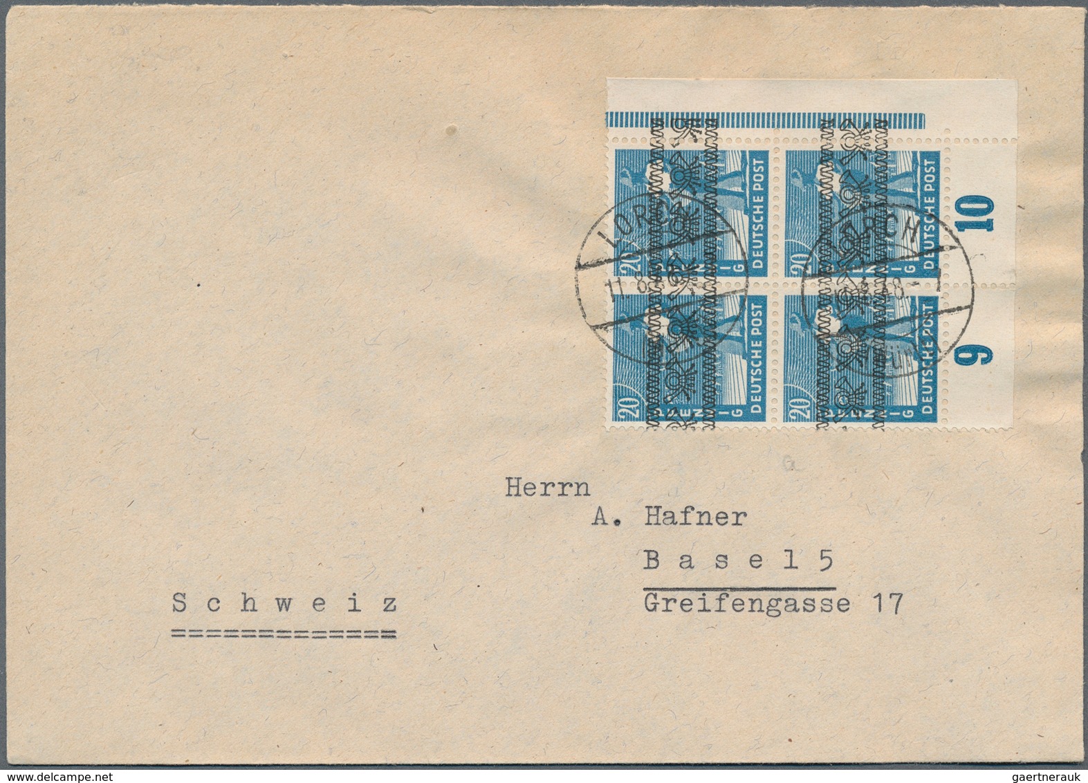 Bizone: 1948, Sammlung Mit 83 Belegen Der "Posthörnchen"-Aufdrucke, Dabei überwiegend Portogerechte - Other & Unclassified