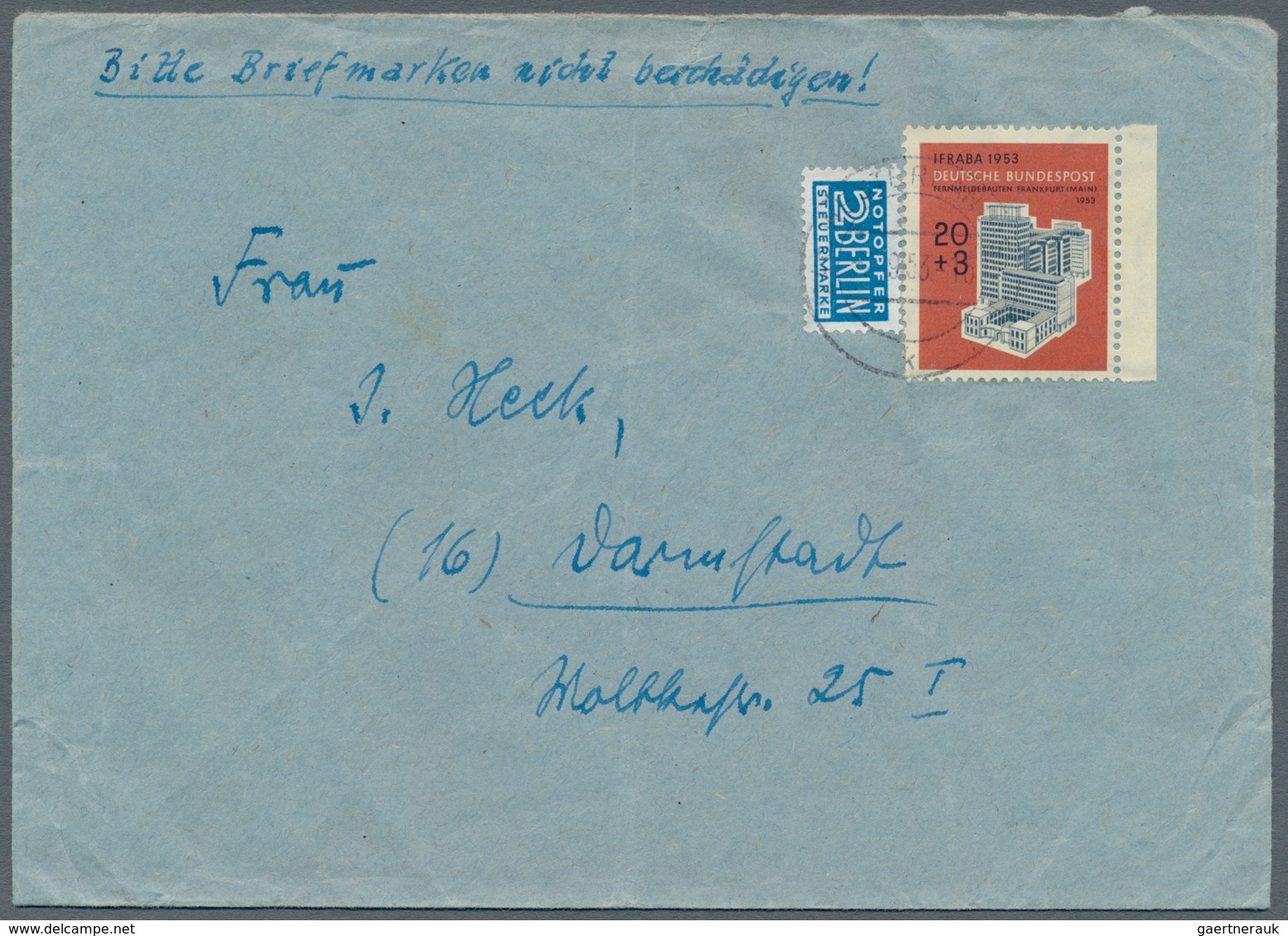 Bundesrepublik Deutschland: 1949/1960, Nette Partie Von über 50 Briefen Und Karten Mit Meist Sonderm - Sammlungen